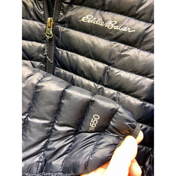Eddie Bauer Blue 650 Packable Down Jacket Size M - Picture 2 of 7